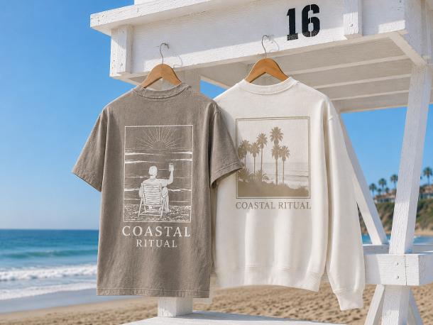 Coastal Ritual Sunset Couple Hero