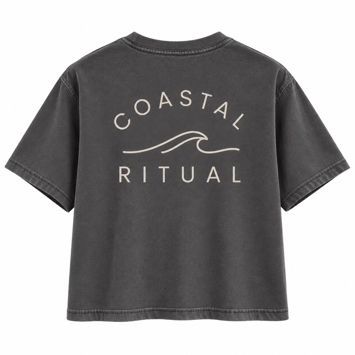 Womens Seaside Crop Tee